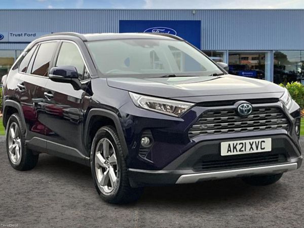 Toyota RAV4 Estate, Petrol Hybrid, 2021, Blue