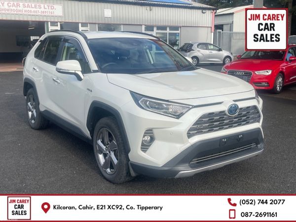 Toyota RAV4 Hatchback, Petrol Hybrid, 2020, White