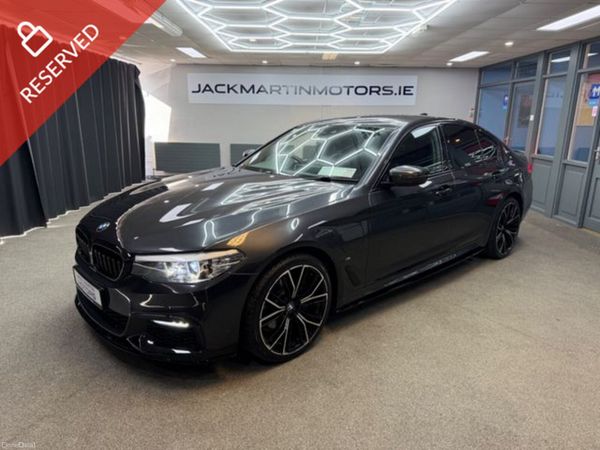 BMW 5-Series Saloon, Petrol Plug-in Hybrid, 2018, Grey