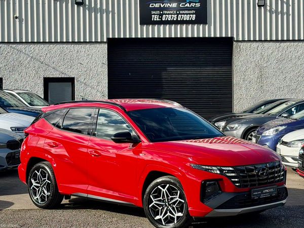 Hyundai Tucson SUV, Petrol Hybrid, 2022, Red