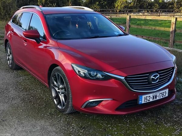 Mazda Mazda6 Estate, Diesel, 2015, Red