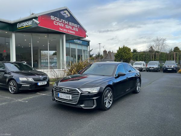 Audi A6 Saloon, Petrol Hybrid, 2023, Black