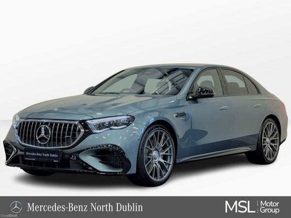 Mercedes-Benz E-Class Saloon, Petrol Plug-in Hybrid, 2026, Silver