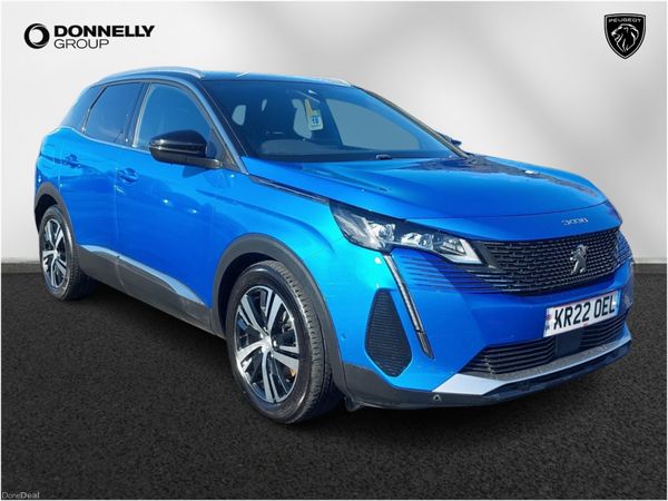 Peugeot 3008 Estate, Petrol Hybrid, 2022, Blue
