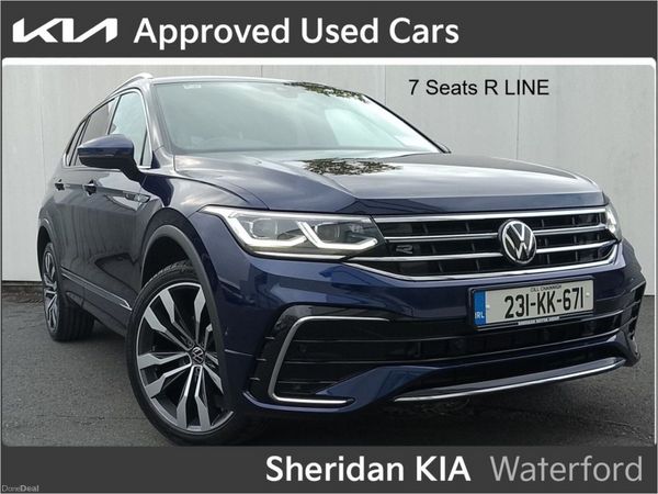Volkswagen Tiguan Allspace SUV, Diesel, 2023, Blue