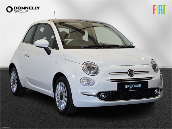 Fiat 500 Hatchback, Petrol, 2024, White