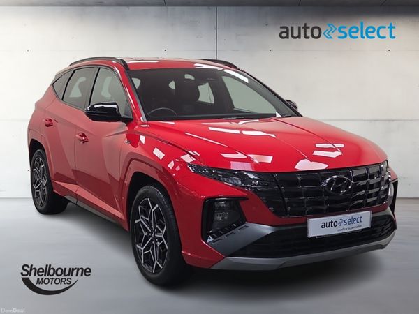Hyundai Tucson SUV, Petrol Hybrid, 2023, Red