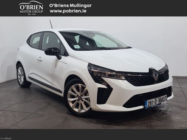 Renault Clio Hatchback, Petrol Hybrid, 2026, White