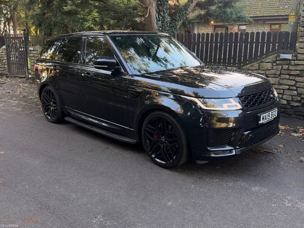 Land Rover Range Rover Sport SUV, Petrol Hybrid, 2019, Black