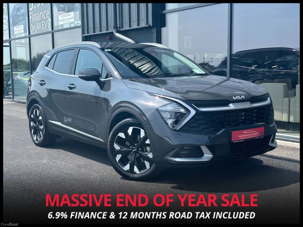 Kia Sportage SUV, Petrol Plug-in Hybrid, 2023, Grey