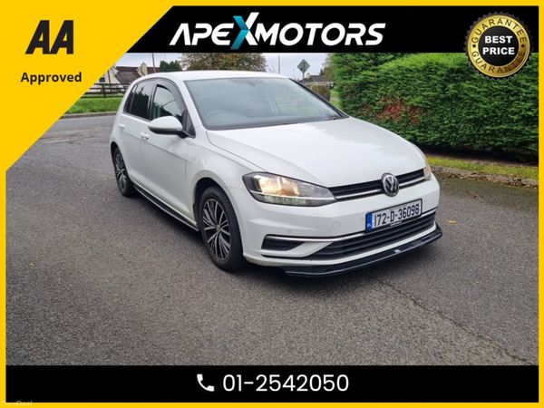 Volkswagen Golf Hatchback, Petrol, 2017, White