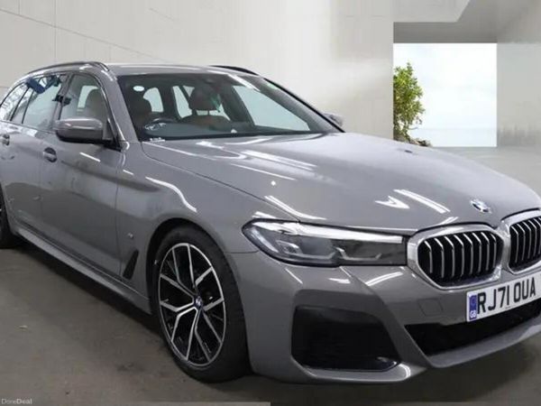 BMW 5-Series Estate, Diesel Hybrid, 2022, Grey