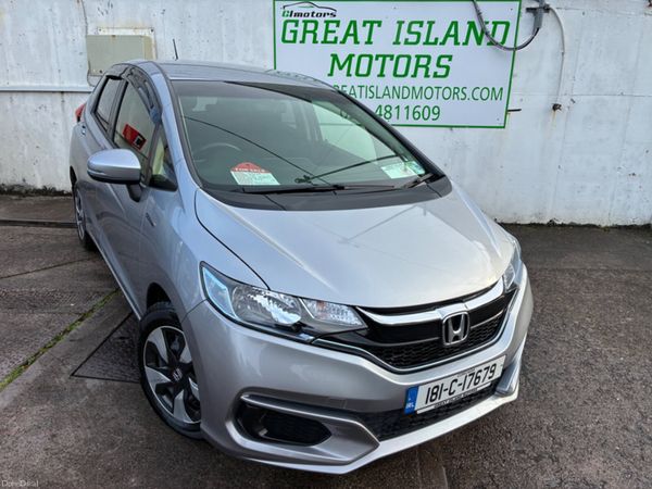 Honda Fit Hatchback, Petrol Hybrid, 2018, Silver