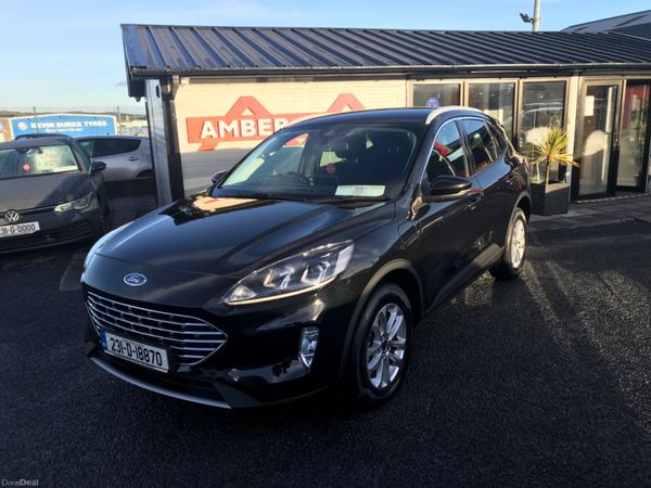 Ford Kuga SUV, Petrol Plug-in Hybrid, 2023, Black