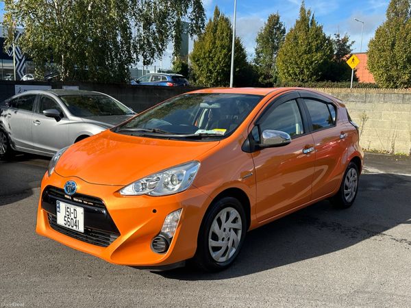 Toyota Aqua Hatchback, Petrol Hybrid, 2015, Orange