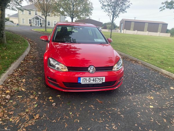 Volkswagen Golf Hatchback, Diesel, 2017, Red