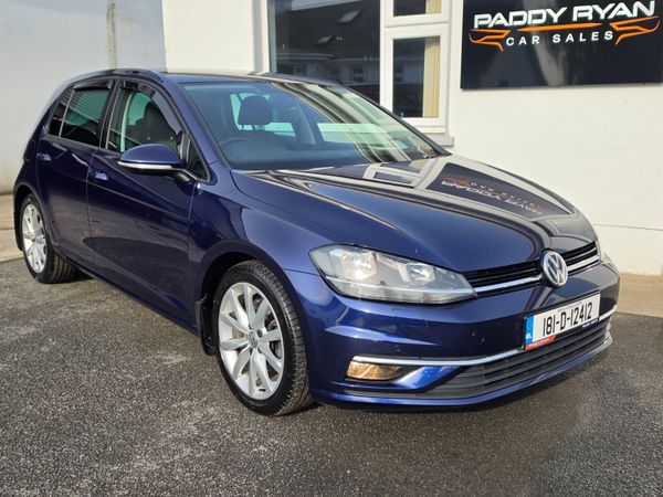 Volkswagen Golf Hatchback, Diesel, 2018, Blue