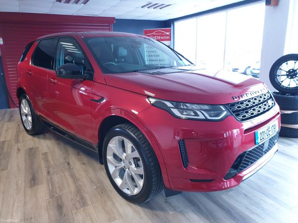Land Rover Discovery Sport SUV, Petrol Plug-in Hybrid, 2022, Red