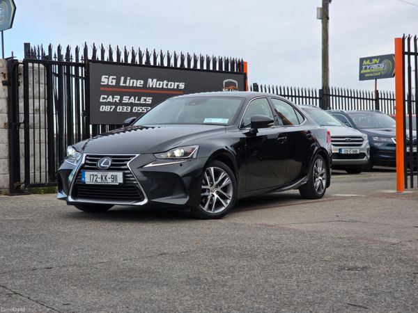 Lexus IS Saloon, Petrol Hybrid, 2017, Black