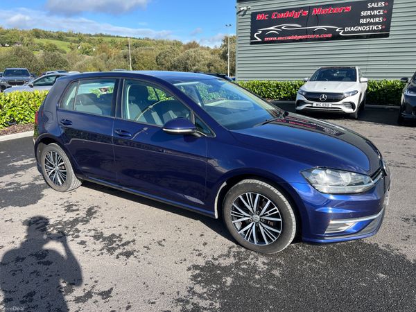 Volkswagen Golf Hatchback, Diesel, 2018, Blue