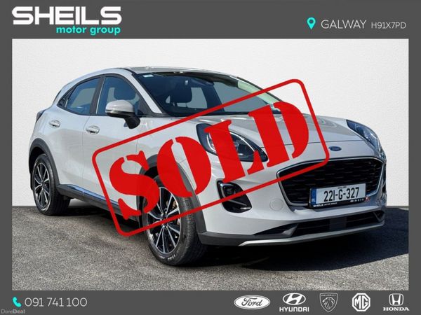 Ford Puma MPV, Petrol Hybrid, 2022, Grey
