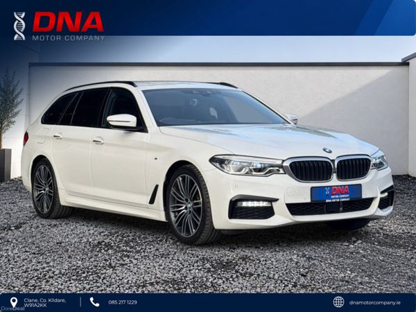 BMW 5-Series Estate, Diesel, 2018, White