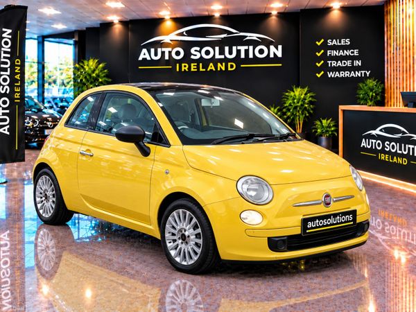 Fiat 500 Hatchback, Petrol, 2012, Yellow