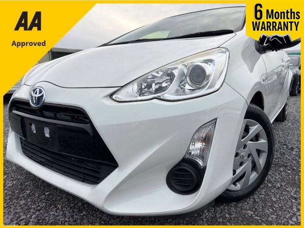 Toyota Aqua Hatchback, Petrol Hybrid, 2015, White