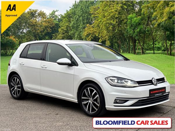 Volkswagen Golf Hatchback, Petrol, 2019, White