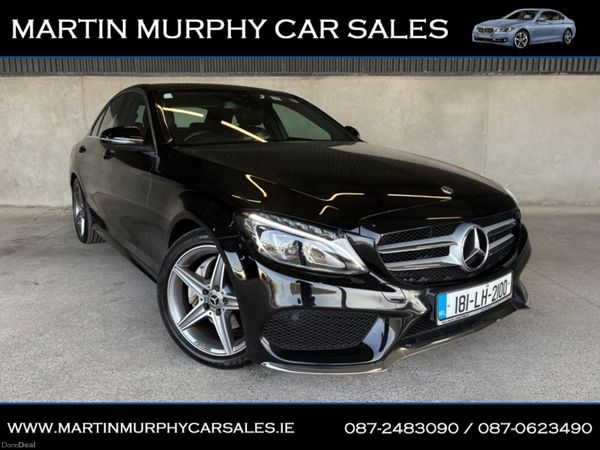 Mercedes-Benz C-Class Saloon, Petrol, 2018, Black