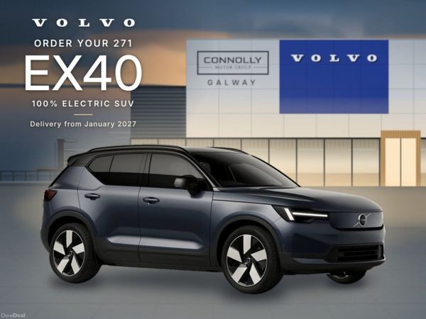Volvo EX40 SUV, Electric, 2027, Blue