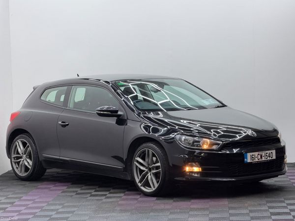 Volkswagen Scirocco Coupe, Diesel, 2016, Black