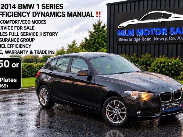 BMW 1-Series Hatchback, Diesel, 2014, Black