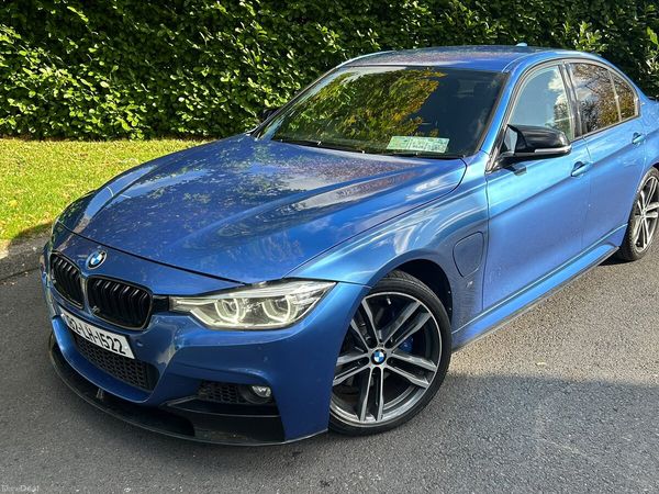 BMW 3-Series Saloon, Petrol Plug-in Hybrid, 2018, Blue
