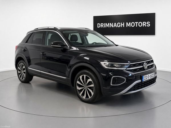 Volkswagen T-Roc SUV, Petrol, 2023, Black