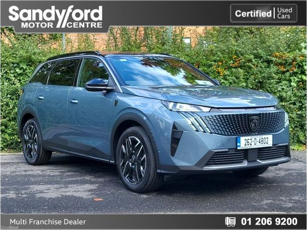 Peugeot 5008 MPV, Petrol Hybrid, 2026, Blue
