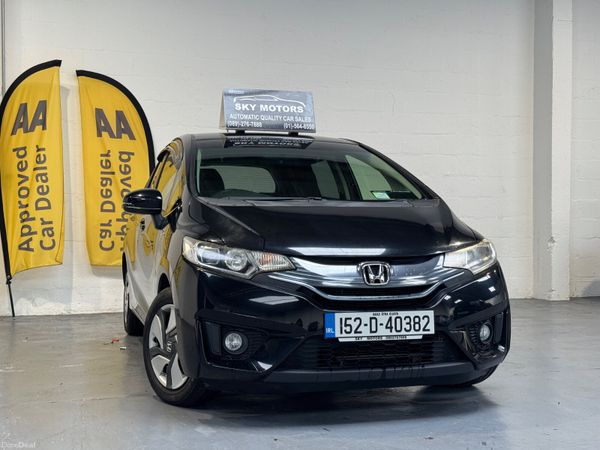 Honda Fit Hatchback, Petrol Hybrid, 2015, Black
