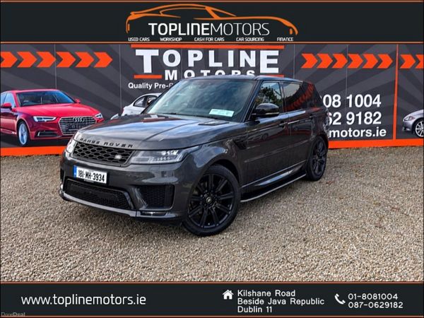 Land Rover Range Rover Sport Estate, Diesel, 2018, Black