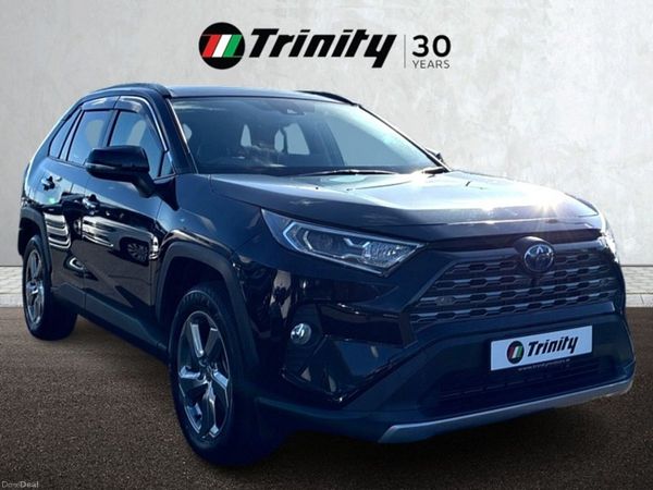 Toyota RAV4 SUV, Petrol Hybrid, 2021, Black