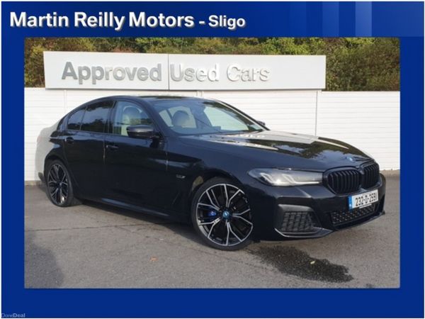 BMW 5-Series Saloon, Petrol Plug-in Hybrid, 2023, Black