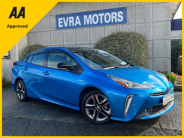 Toyota Prius Saloon, Petrol Hybrid, 2019, Blue
