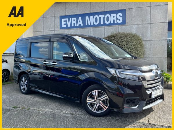 Honda Stepwagon MPV, Petrol Hybrid, 2019, Black