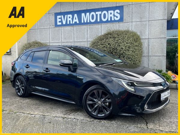 Toyota Corolla Estate, Petrol Hybrid, 2020, Black