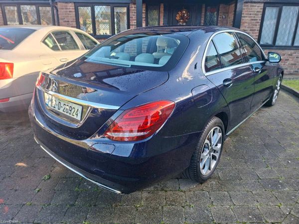 Mercedes-Benz C-Class Saloon, Petrol Plug-in Hybrid, 2018, Blue