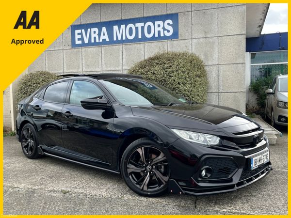 Honda Civic Hatchback, Petrol, 2018, Black