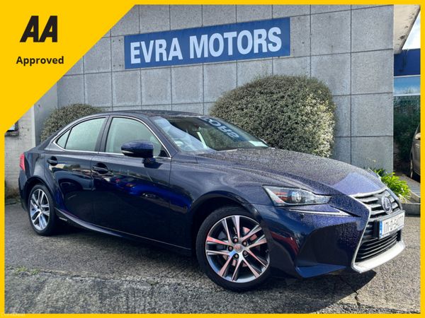 Lexus IS Saloon, Petrol Hybrid, 2017, Blue
