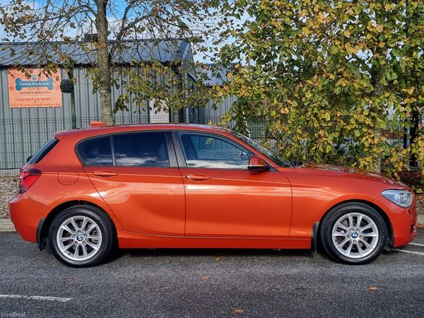 BMW 1-Series Hatchback, Petrol, 2015, Orange