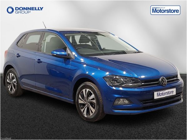 Volkswagen Polo Hatchback, Petrol, 2021, Blue