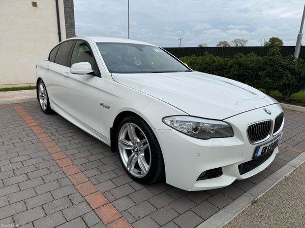 BMW 5-Series Saloon, Diesel, 2013, White