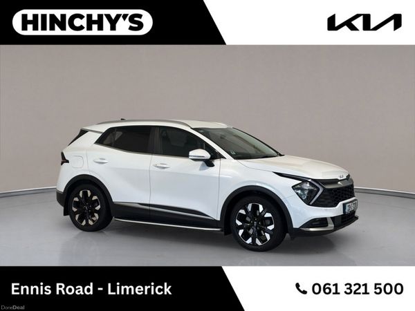 Kia Sportage SUV, Petrol Plug-in Hybrid, 2023, White
